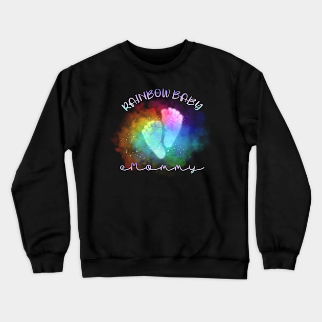 Rainbow pregnancy Crewneck Sweatshirt by arkitekta